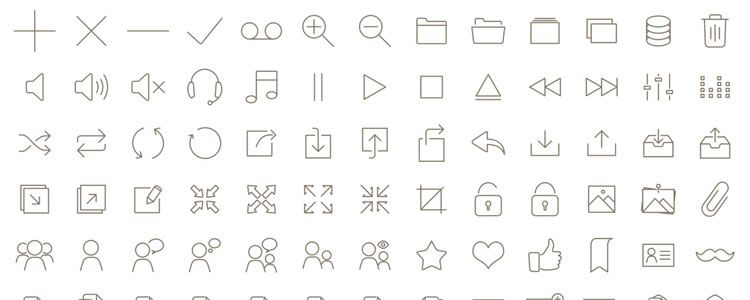 Tonicons Outline Icons