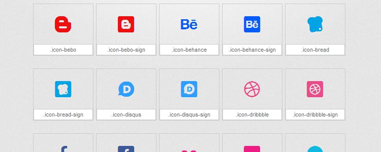 Mono Social — шрифт с иконками на основе набора Mono Social