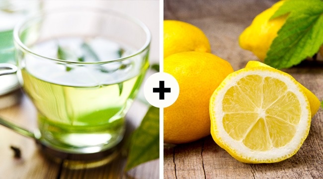 Зеленый чай с лимоном замечательно утоляет жажду и дает нам энергию